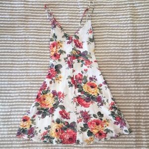 NWOT A&F Floral Dress size S